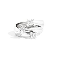 Anello Recarlo Donna in Oro bianco Diamante 0.26 Ct R02TY677/027-15 - R02TY677/027-15